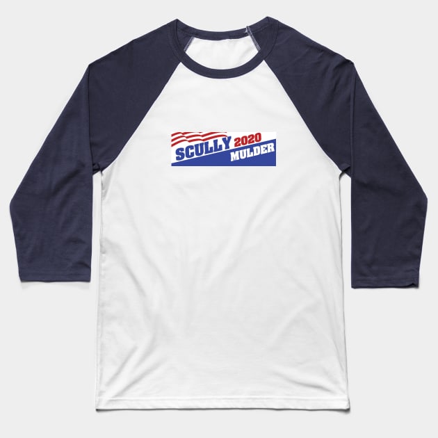 Scully - Mulder 2020 - Rectangular Baseball T-Shirt by XFilesNews